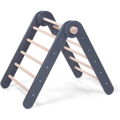babybay® Triangle d'escalade enfant Littlefoot bois verni gris ardoise