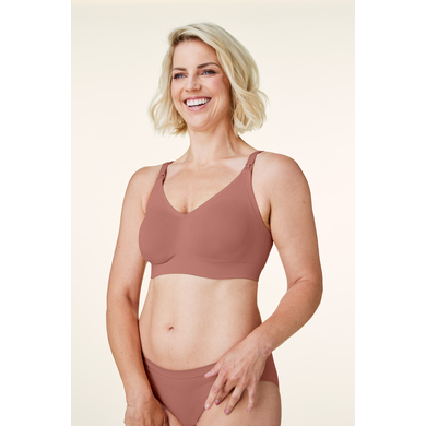 bravado! Amnings-bh Body Silk Seamless hållbarhet rosa lera