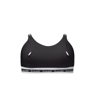 bravado! Reggiseno per allattamento Clip and Pump Black