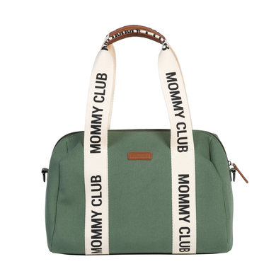 Image of CHILDHOME Borsa fasciatoio Mommy Club Signatur Canvas Verde059