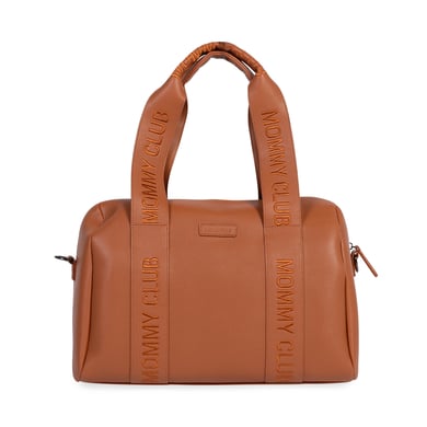 CHILDHOME Mommy Club stelleveske Signature Simili Leather brun