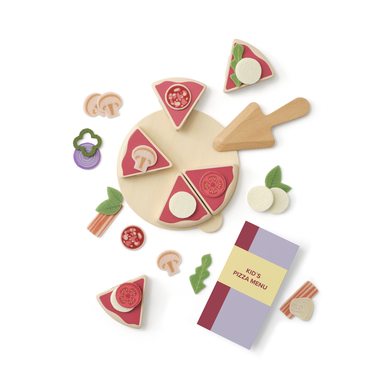 Kids Concept® Set à pizza pour cuisine enfant KID'S HUB bois