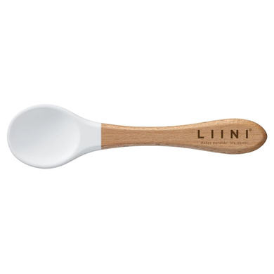 LIINI® Cuillère enfant bois, blanc