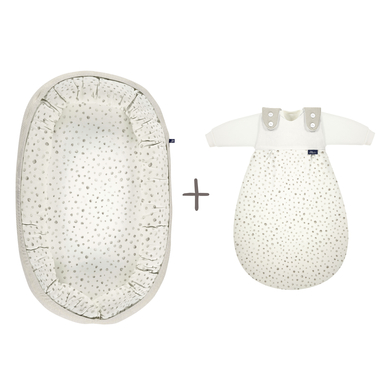 Alvi® Pack nid bébé gigoteuse Baby-Mäxchen® Aqua Dot TOG 2.5
