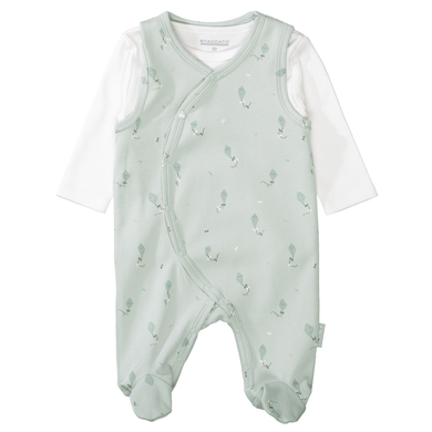 STACCATO Dors-bien+shirt ice green à motifs