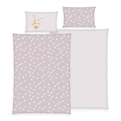 Image of babybest® Flower Biancheria da letto in flanella Bunny 100 x 135 cm059