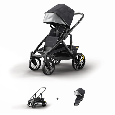 Veer Poussette sport Switchback &Roll gris foncé/noir