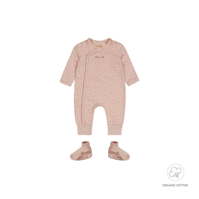 Dirkje Combinaison + chaussons Light dusty rose