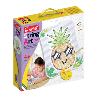 Quercetti String Art- Kawaii Fancy - Dessin créatif avec des fils