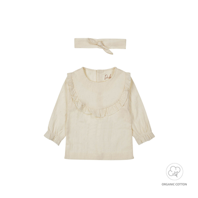 Dirkje Blouse + bandeau Offwhite