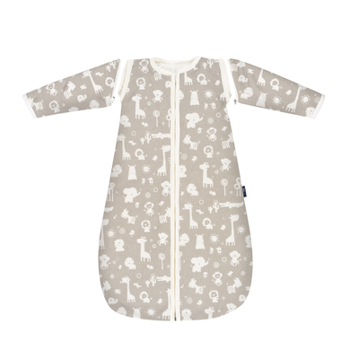 Alvi® Gigoteuse manches amovibles animaux zoo taupe TOG 2.0