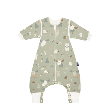 Alvi® sovoverall med avtagbara ärmar baby Forest