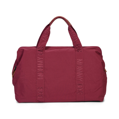 Image of CHILDHOME Mommy urban Borsa fasciatoio Signature bordeaux059