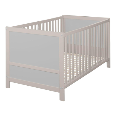 roba Lit enfant évolutif EASY SLEEP bois gris naturel 70x140 cm