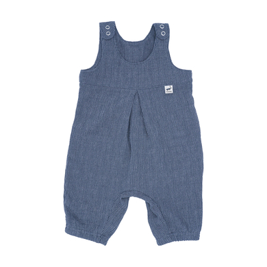 Maximo Combinaison en mousseline de soie vieux-indigo blanc-rayures