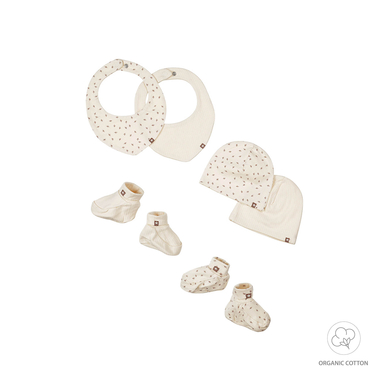 Dirkje Set d'accessoires bébé 6 pièces blanc cassé
