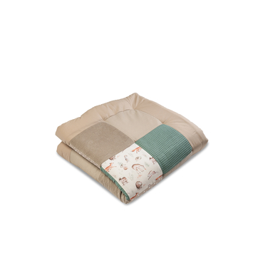 ULLENBOOM Tapis d'éveil matelas de parc bébé amis forêt 100x100 cm