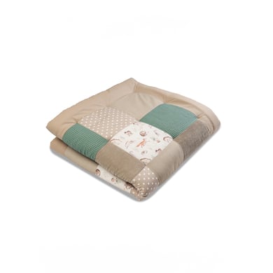 ULLENBOOM Tapis d'éveil matelas de parc bébé amis forêt 120 x120 cm 120x120