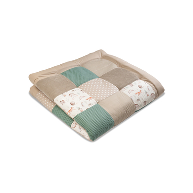 ULLENBOOM Tapis d'éveil matelas de parc bébé amis forêt 140x140 cm