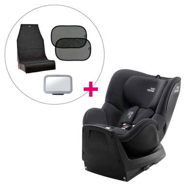 Britax Römer Diamond Reboarder Dualfix M Plus Midnight Grey včetně ochranné a bezpečnostní 3dílné sady