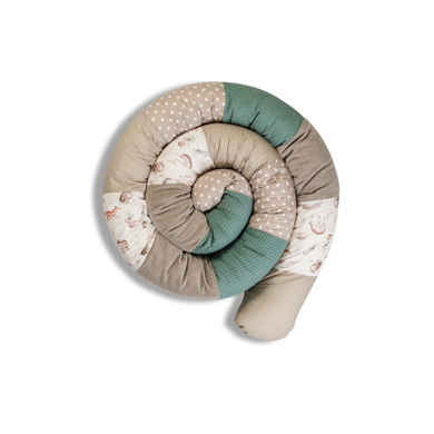 ULLENBOOM Tour de lit enfant traversin amis forêt 300 cm