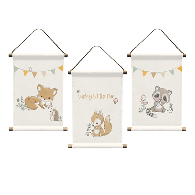 babybest® Tableau mural Amis de la forêt pack de