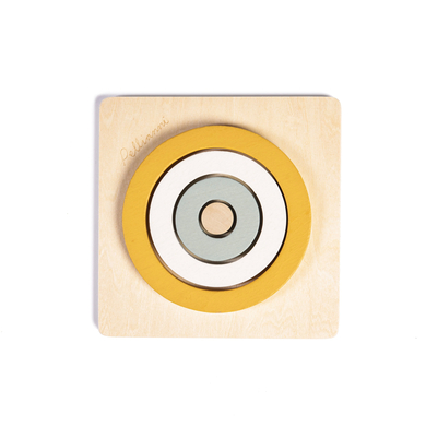 PELLIANNI Puzzle Rond Moutarde
