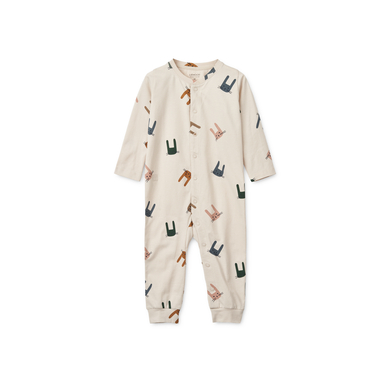 LIEWOOD Birk Pyjama Jumpsuit Bunny/ sandy