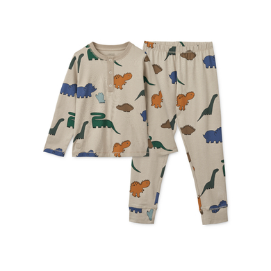 LIEWOOD Wilhelm Pyjama-set Dinosaurs/mist