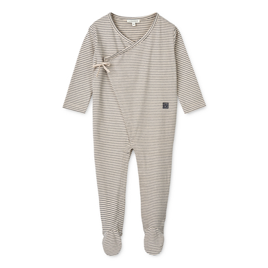 LIEWOOD Bolde grenouillère rayée sandy / classic navy