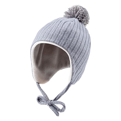 Image of Sterntaler Cappello inca a coste grigio blu059