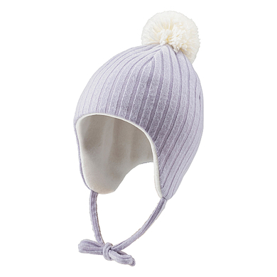 Sterntaler Bonnet d'encre côtelé violet pâle