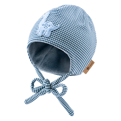 Sterntaler Beanie Dino blauw