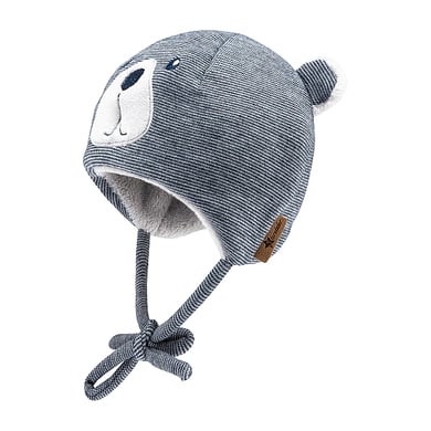 Sterntaler Bonnet Ours marine
