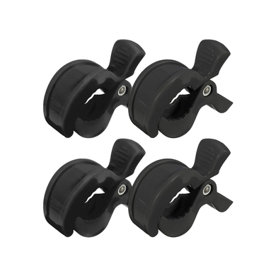 Altabebe Clips pour poussette/poussette-canne noir lot de 4