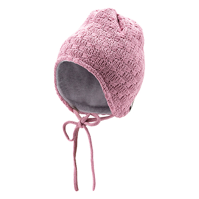 Image of Sterntaler Cappello a maglia con fiocco rosa opaco059