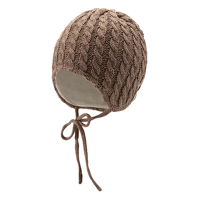 Image of Sterntaler Cappello lavorato a maglia con motivi a cavo beige059