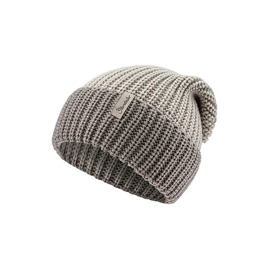 Image of Sterntaler Cappello in maglia risvoltabile argento melange059