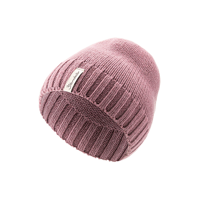 Sterntaler Bonnet tricoté Lambswool violet pastel