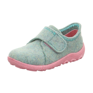 Image of superfit Pantofola felice verde chiaro/rosa (media)059