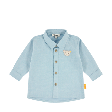 Image of Steiff powder Camicia a maniche lunghe - blu059