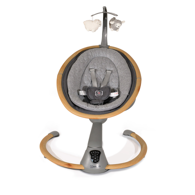 babyGO Transat balancelle Homey wood grey