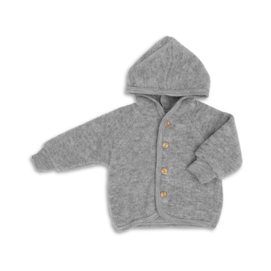 Engel Veste à capuche pour bébé gris clair mélangé