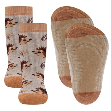 Ewers Chaussettes d'arrêt SoftStep pack de 2 hérissons