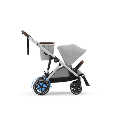 cybex GOLD Poussette électrique e-Gazelle S Silver Stone Grey