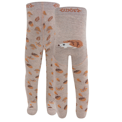 Ewers Collants hérisson/champignon beige foncé mélangé