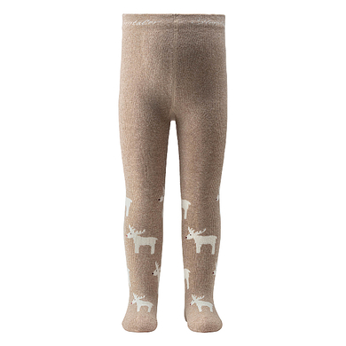 Sterntaler Collants Noël beige mélangé