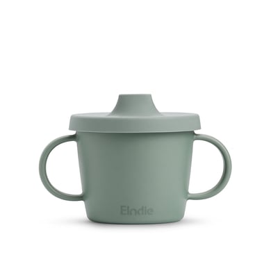 Elodie Tazza di apprendimento con coperchio, pebble green
