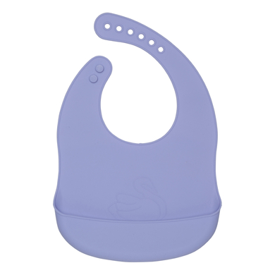lille VILDE Bavoir en silicone violet