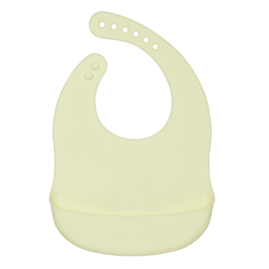 lille VILDE Bavoir en silicone jaune